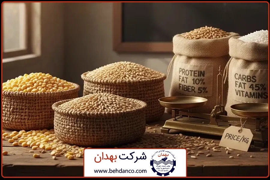 غلات | قیمت خوراک ماهی سفید