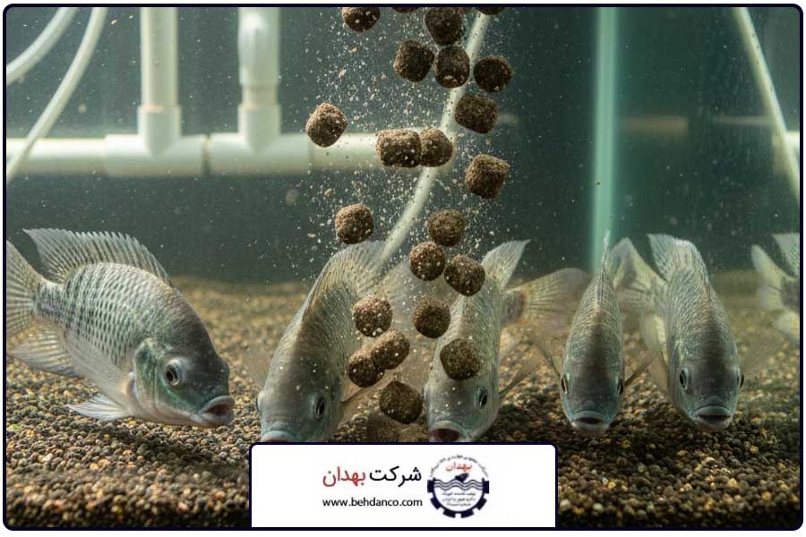 خوراک ته نشین | خوراک ماهی تیلاپیا