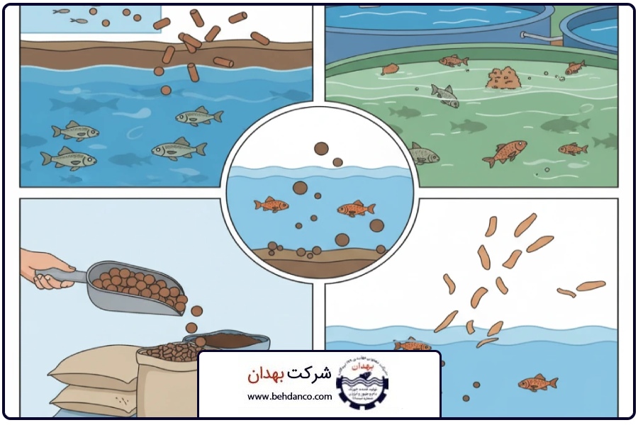 اندازه | خرید خوراک ماهی عمده