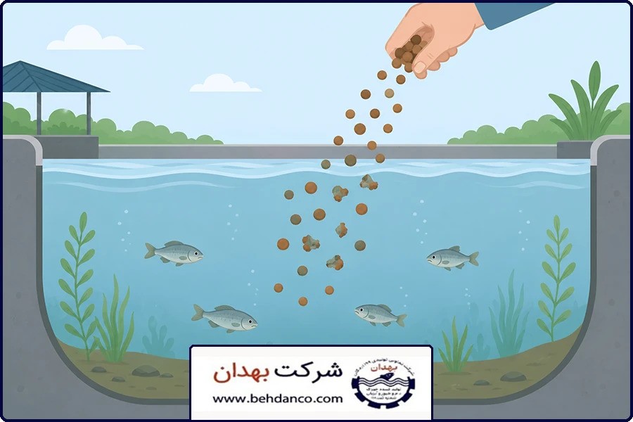 علت رشد نکردن ماهی پرورشی |کیفیت نامناسب خوراک ماهی